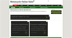 Desktop Screenshot of motorcycleonlinesales.com